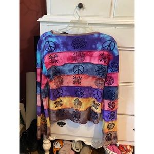 Super cute hippie sweater! Size medium